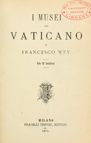 Cover of: I musei del Vaticano