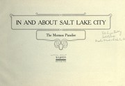 Cover of: In and about Salt Lake City