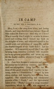 Cover of: In camp