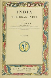 Cover of: India: the real India