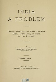 Cover of: India a problem