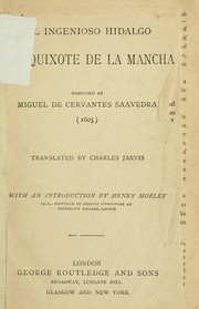 Cover of: El ingenioso hidalgo Don Quixote de la Mancha, 1605 by Miguel de Cervantes Saavedra