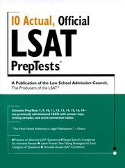 Cover of: 10 Actual, Official LSAT PrepTests (Lsat Series) by Law School Admission