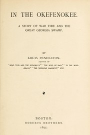 Cover of: In the Okefenokee by Louis Pendleton