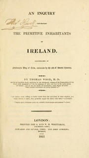 Cover of: An inquiry concerning the primitive inhabitants of Ireland.