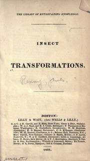 Cover of: Insect transformations