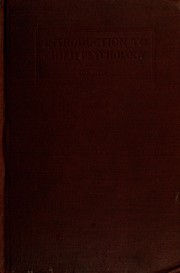 Cover of: An introduction to child psychology by Charles W. Waddell
