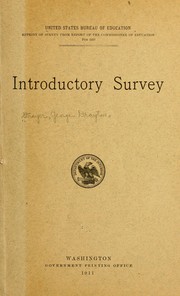 Cover of: Introductory survey