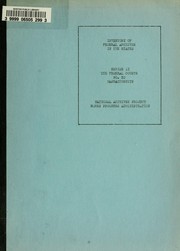 Cover of: Inventory of federal archives in the states by Survey of Federal Archives (U.S.)