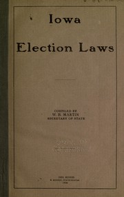 Iowa election laws by Iowa