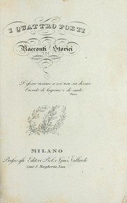 Cover of: I quattro poeti by Defendente Sacchi