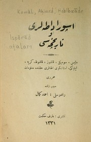 Ispōrād aṭalari by Kemāl, Aḥmed, Ḥabībzāde