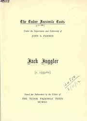 Cover of: Jack Juggler, c. 1553-61 | 