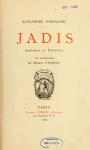 Cover of: Jadis: souvenirs et fantaisies