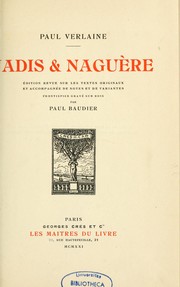 Cover of: Jadis et naguère: édition revue sur les textes originaux et accompagnée de notes et de variantes