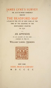 Cover of: James Lyne's survey by Andrews, William Loring