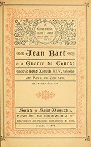 Cover of: Jean Bart et la guerre de course sous Louis XIV