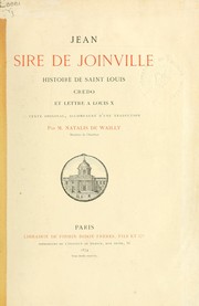 Cover of: Jean, sire de Joinville by Jean de Joinville, Jean de Joinville