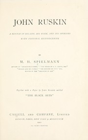 Cover of: John Ruskin by Marion Spielmann