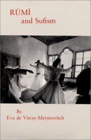 Cover of: Rûmî and Sufism | Eva de Vitray-Meyerovitch