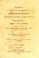 Cover of: Journal of a voyage for the discovery of a north-west passage from the Atlantic to the Pacific