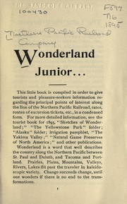 Wonderland junior by Northern Pacific Railroad Company