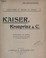 Cover of: Kaiser, Kronprinz & cie