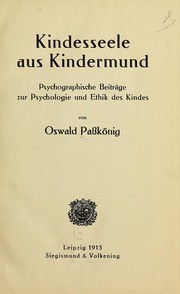 Kindesseele aus Kindermund by Oswald Passkönig