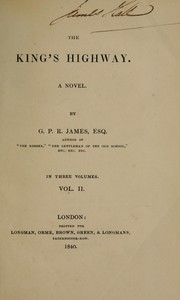 Cover of: The king's highway by G. P. R. James
