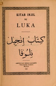 Cover of: Kitab Injil ni Luka