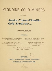 Cover of: Klondike gold miners ...