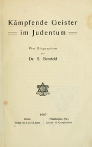 Cover of: Kämpfende Geister im Judentum