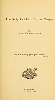 Cover of The knight of the Chinese dragon