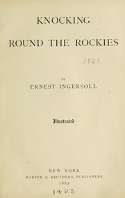 Cover of: Knocking round the Rockies