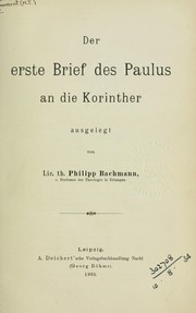Cover of: Kommentar zum Neuen Testament by Theodor Zahn