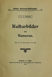 Cover of: Kulturbilder aus Kamerun by Hermann Skolaster
