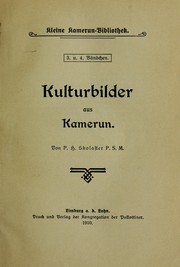 Cover of: Kulturbilder aus Kamerun