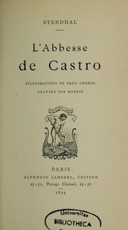 Cover of: L'Abbesse de Castro by Stendhal