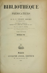 Cover of: La bibliothèque des prédicateurs by Vincent Houdry