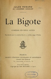 Cover of: La bigote by Renard, Jules