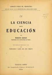 Cover of: La ciencia de la educación