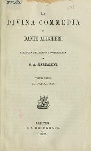 Cover of: La Divina Commedia by Dante Alighieri