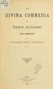 Cover of: La Divina Commedia by Dante Alighieri, Dante Alighieri