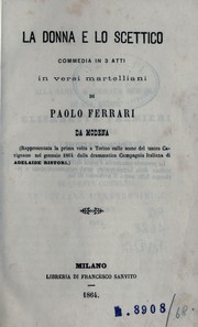 Cover of: La donna e lo scettico by Paolo Ferrari