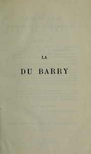 Cover of: La Du Barry