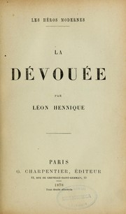 Cover of: La dévouée