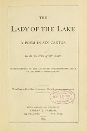 Cover of: The lady of the lake by Sir Walter Scott