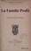 Cover of: La famille Profit