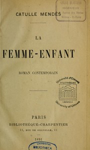 Cover of: La femme-enfant: roman contemporain