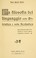 Cover of: La filosofia del linguaggio nella patristica e nella scolastica